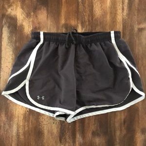 grey under armour shorts